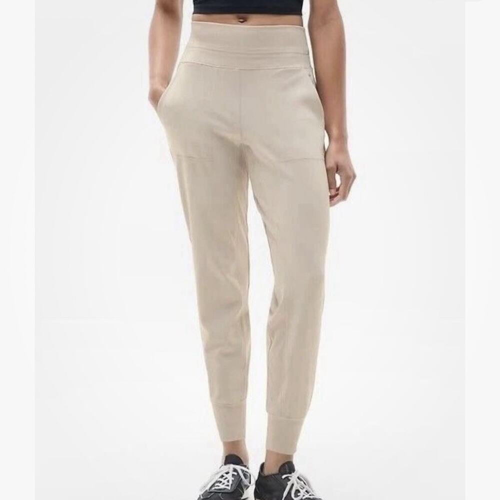 NEW ATHLETA Large Venice‎ Jogger Abalone Workout Pants #597888